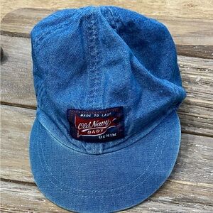 Vintage Old Navy Toddler Size L/XL‎ Cotton Denim Logo Ball Cap